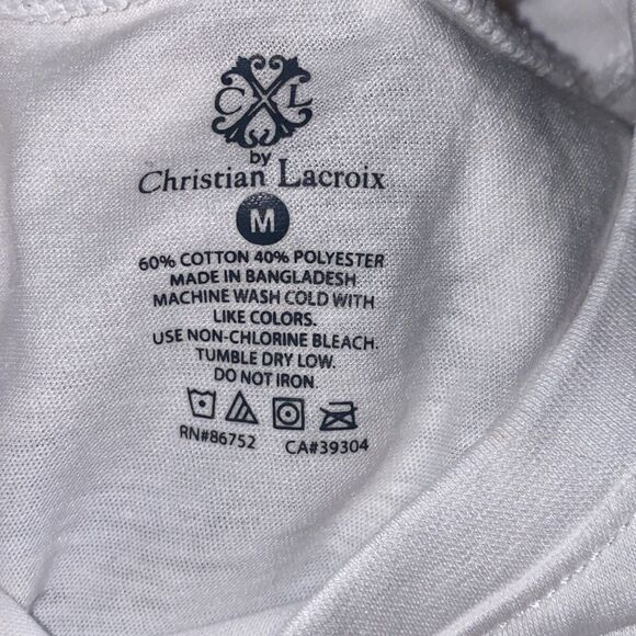 CL by CHRISTIAN LACROIX White T-shirt-M - Picture 5 of 5